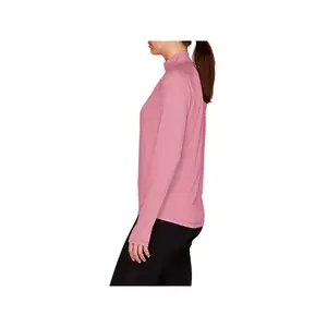Maillot femme Asics LS 1/2 ZIP TOP image-1