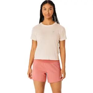 T-shirt crop femme Asics Race image-0