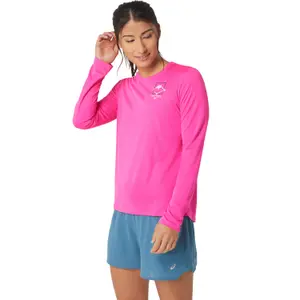 Maillot manches longues à logo femme Asics Fujitrail image-1