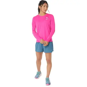 Maillot manches longues à logo femme Asics Fujitrail image-0
