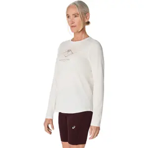 Langarm-T-Shirt mit Logo für Damen Asics Fujitrail image-1