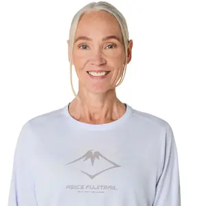 Langarm-T-Shirt mit Logo für Damen Asics Fujitrail image-1