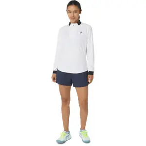 Trikot mit halbem Reißverschluss und langen Ärmeln, Damen Asics Court image-0