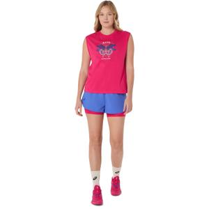 T-shirt da donna senza maniche Asics Game Graphic image-1