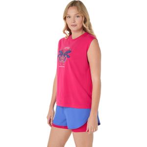 T-shirt da donna senza maniche Asics Game Graphic image-2