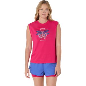 T-shirt da donna senza maniche Asics Game Graphic image-3