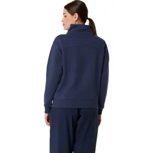 Dames sweatshirt met halve rits Asics Core Graphic image-1