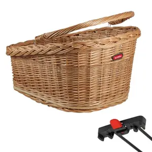 Cestino posteriore per bicicletta in vimini Asista Gt clickfix racktime