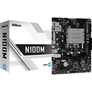 Carte mère ASRock N100M avec Processeur Intel N100 (3,4Ghz) - Micro ATX