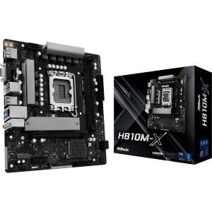 Carte mère ASRock H810M-X (Intel LGA 1851) Micro ATX image-0