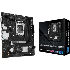 Bundkort ASRock H610M-HVS/M.2 D5 Gen5 (Intel LGA 1700) Micro ATX