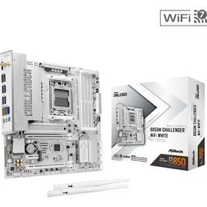 Bundkort ASRock B850M Challenger WiFi (AM5) Micro ATX (Blanc)