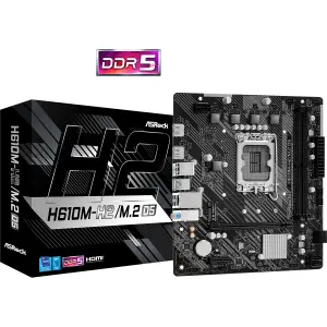 Carte mère ASRock H610M-H2/M.2 DDR5 (Intel LGA 1700) Micro ATX image-0