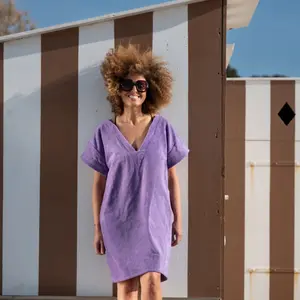 Short Vintage Dress for Women Atelier Dune Sixties Summer image-1