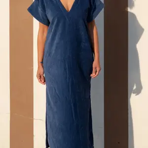 Vintage Long Dress Women Atelier Dune Seventies Summer image-3