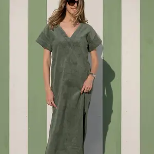 Vintage Long Dress Women Atelier Dune Seventies Summer image-2