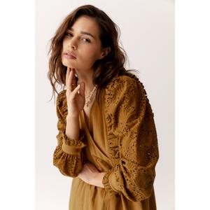 Damska sukienka o średniej długości z rękawami Atelier Rêve Irluie image-2