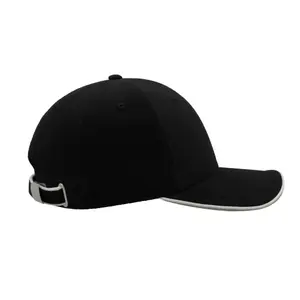 6-panel baseball cap Atlantis Headwear Pilot Piping Sandwich image-1