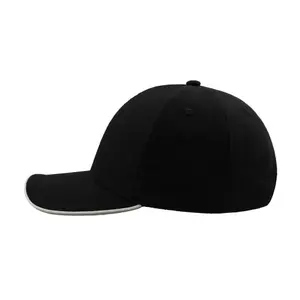 6-panel baseball cap Atlantis Headwear Pilot Piping Sandwich image-2