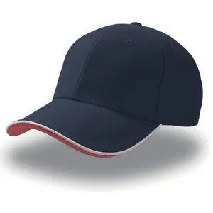 6-panel baseball cap Atlantis Headwear Pilot Piping Sandwich image-0