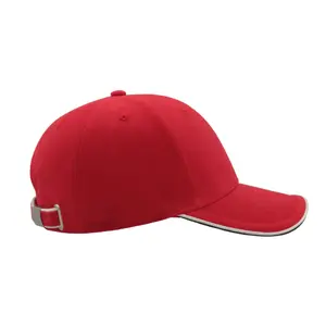 6-panel baseball cap Atlantis Headwear Pilot Piping Sandwich image-2