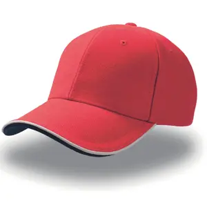 6-panel baseball cap Atlantis Headwear Pilot Piping Sandwich image-0