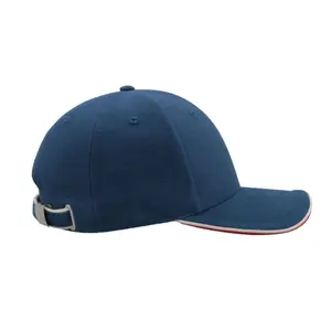 6-panel baseball cap Atlantis Headwear Pilot Piping Sandwich image-2