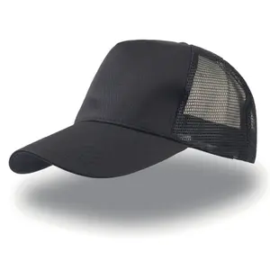Cotton trucker cap Atlantis Headwear Rapper image-0