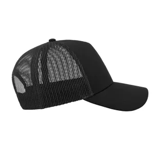 Cotton trucker cap Atlantis Headwear Rapper image-1