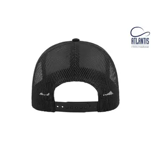 Cotton trucker cap Atlantis Headwear Rapper image-3