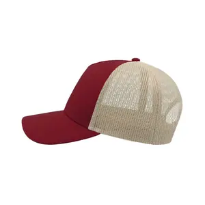 Cotton trucker cap Atlantis Headwear Rapper image-2