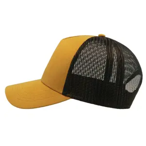 Cotton trucker cap Atlantis Headwear Rapper image-1