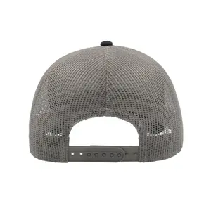 Cotton trucker cap Atlantis Headwear Rapper image-3