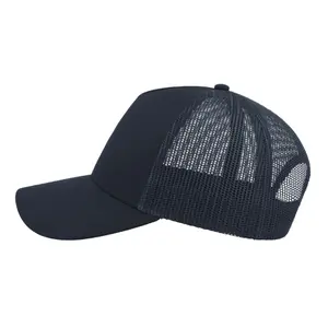 Cotton trucker cap Atlantis Headwear Rapper image-1