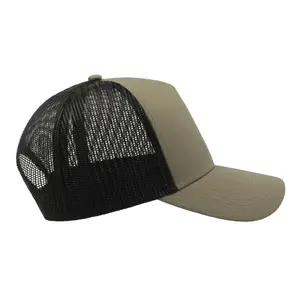 Cotton trucker cap Atlantis Headwear Rapper image-1