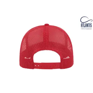 Cotton trucker cap Atlantis Headwear Rapper image-3