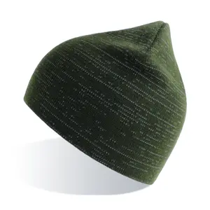 Recycled polyester beanie Atlantis Headwear Shine image-0