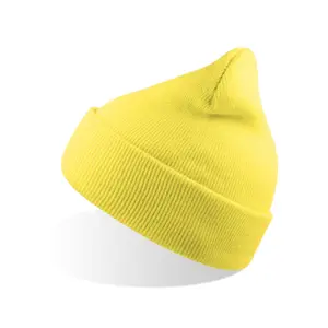 Recycled polyester beanie Atlantis Headwear Wind S image-1