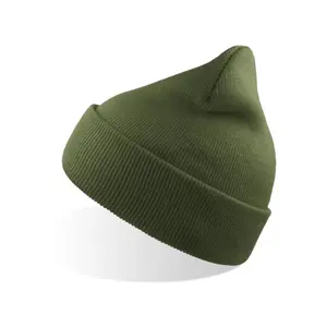 Recycled polyester beanie Atlantis Headwear Wind S image-1