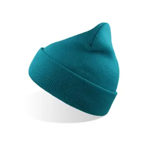 Recycled polyester beanie Atlantis Headwear Wind S image-1