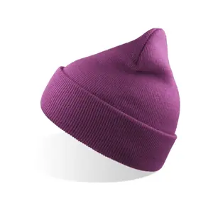 Recycled polyester beanie Atlantis Headwear Wind S image-1