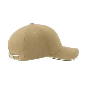 Baseballkasket med 6 paneer Atlantis Headwear Pilot Piping Sandwich-S image-2