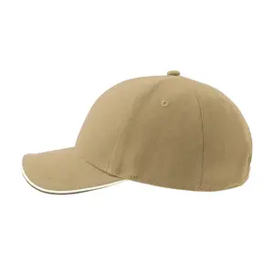 Baseballkasket med 6 paneer Atlantis Headwear Pilot Piping Sandwich-S image-1