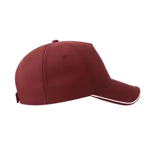 Cappello da baseball a 5 pannelli Atlantis Headwear Recy Piping image-2