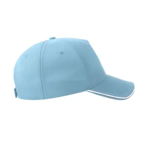 Cappello da baseball a 5 pannelli Atlantis Headwear Recy Piping image-2