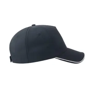Cappello da baseball a 5 pannelli Atlantis Headwear Recy Piping image-2