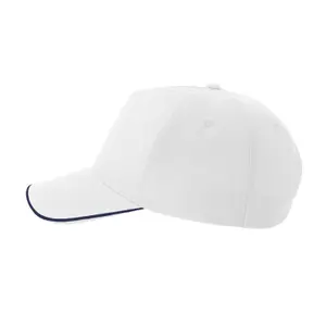 Cappello da baseball a 5 pannelli Atlantis Headwear Recy Piping image-3