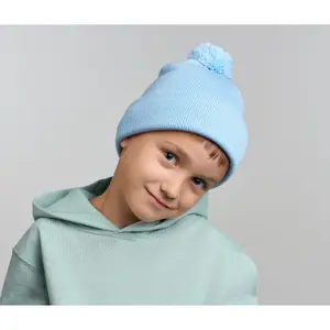 Children's pompom hat Atlantis Headwear WIND image-1