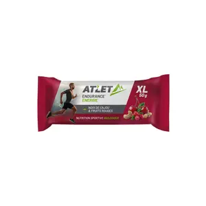 Bio Energieriegel mit roten Früchten und Cashewkernen ATLET Nutrition image-1