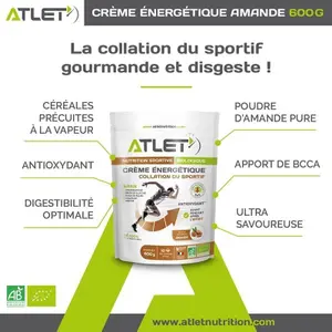 Bio Mandel Energiecreme ATLET Nutrition image-1